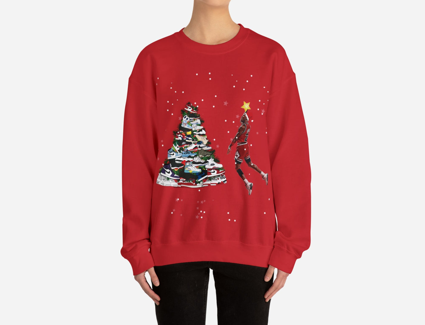 MJ DUNKING CHRISTMAS SWEATSHIRT