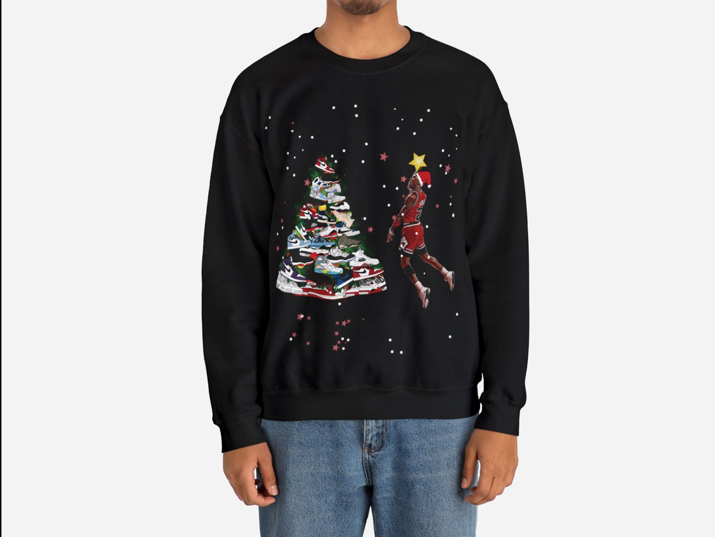 MJ DUNKING CHRISTMAS SWEATSHIRT