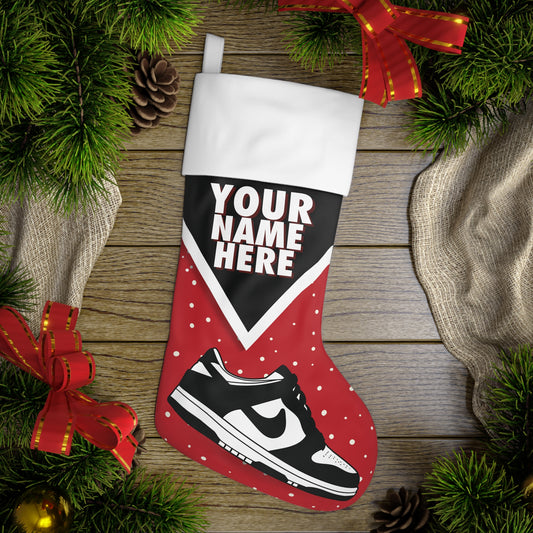 PANDA DUNK PERSONALIZED SNEAKER CHRISTMAS STOCKING