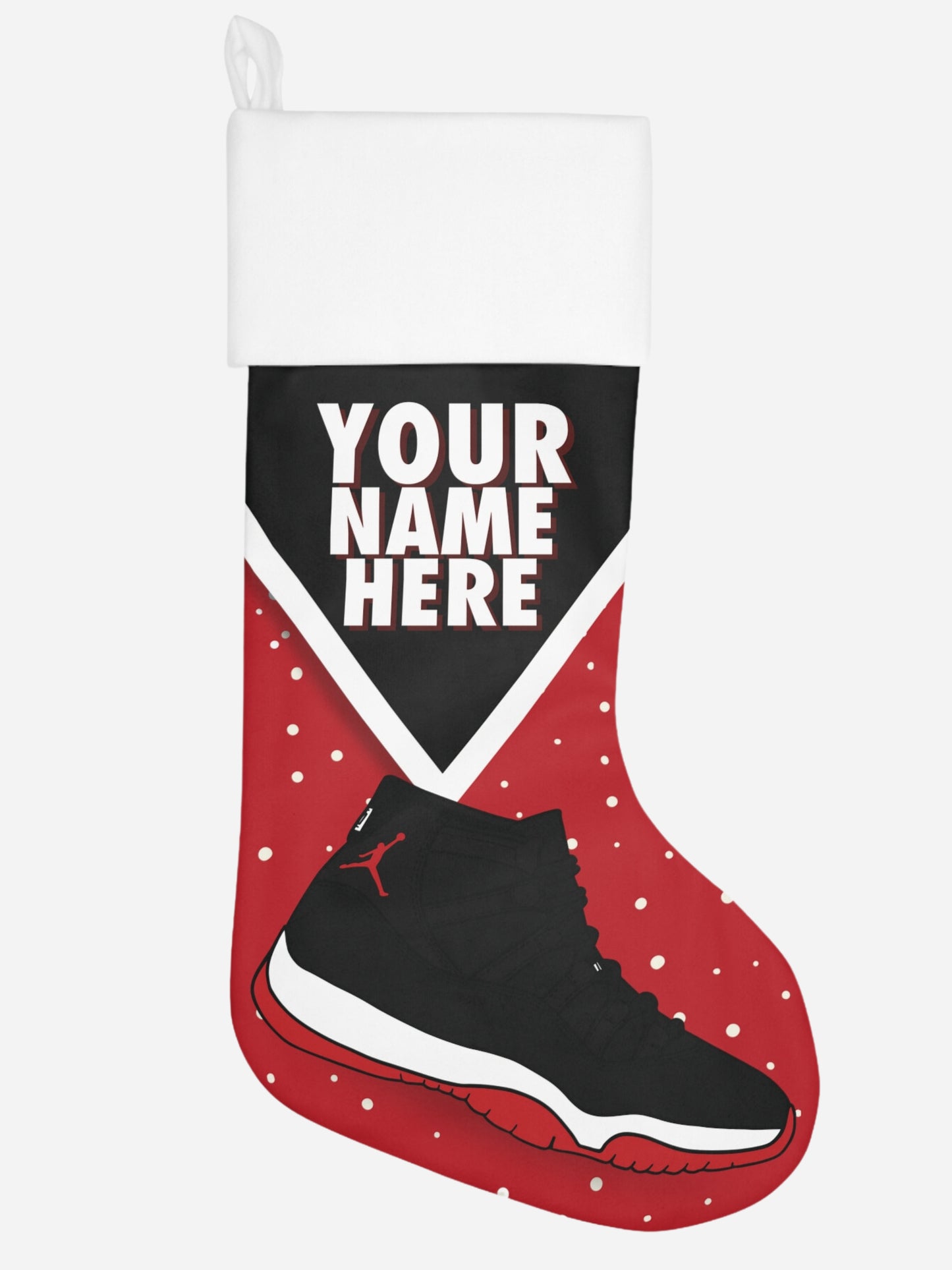 AIR J PERSONALIZED SNEAKER CHRISTMAS STOCKING