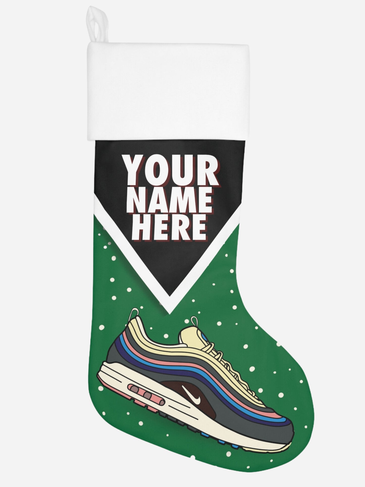 PERSONALIZED AIR SNEAKER CHRISTMAS STOCKING