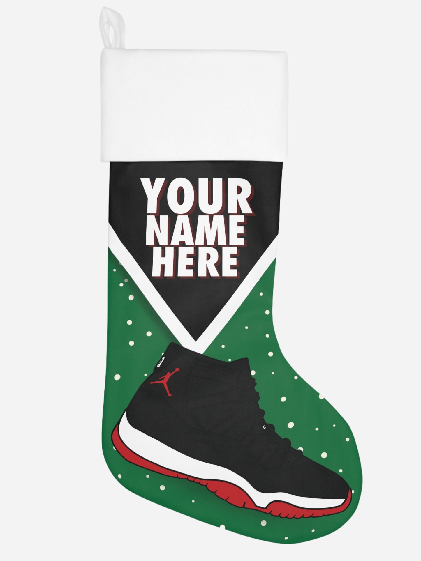 AIR J PERSONALIZED SNEAKER CHRISTMAS STOCKING