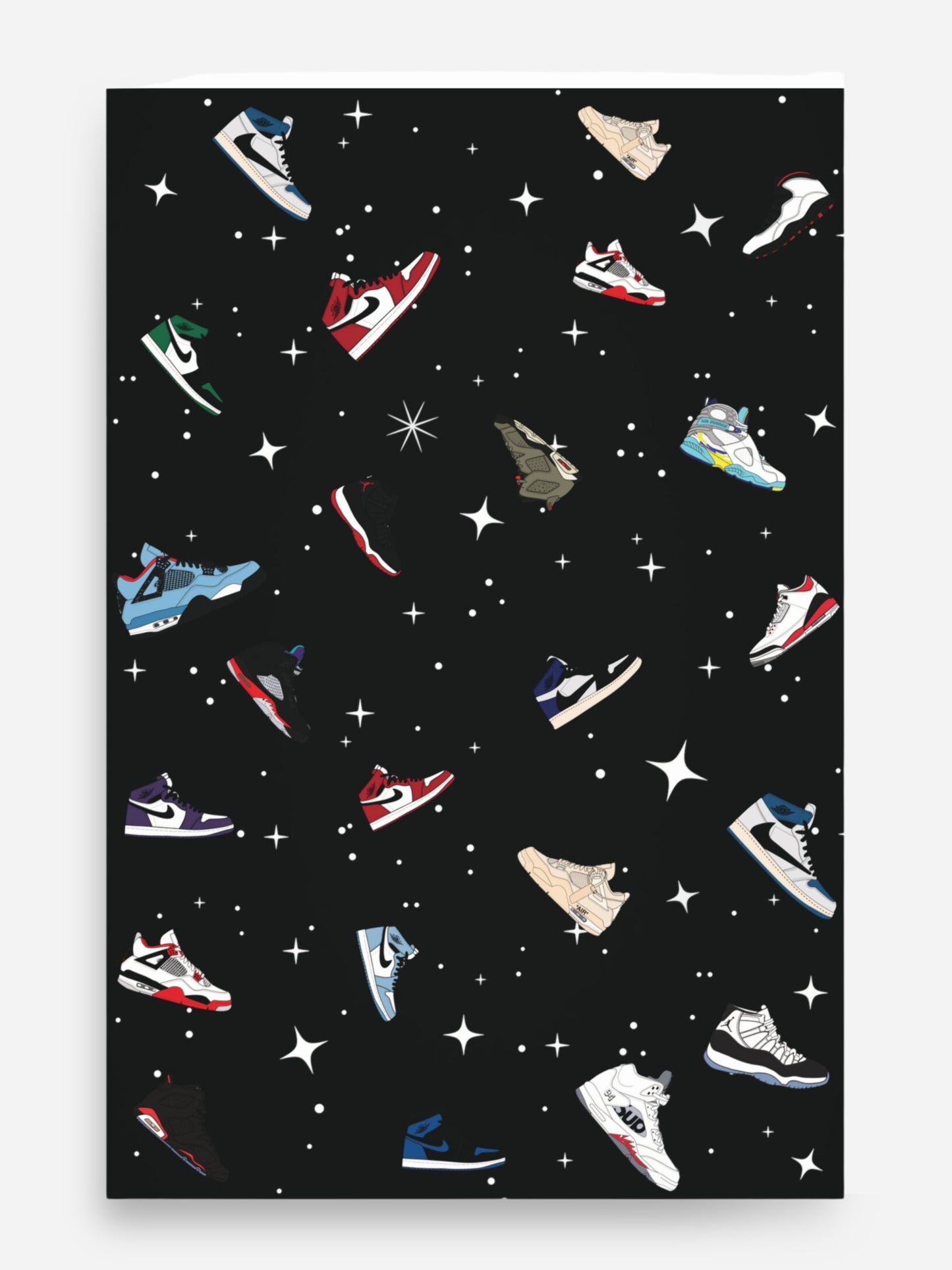 AJ SNEAKER CHRISTMAS RAPPING PAPER