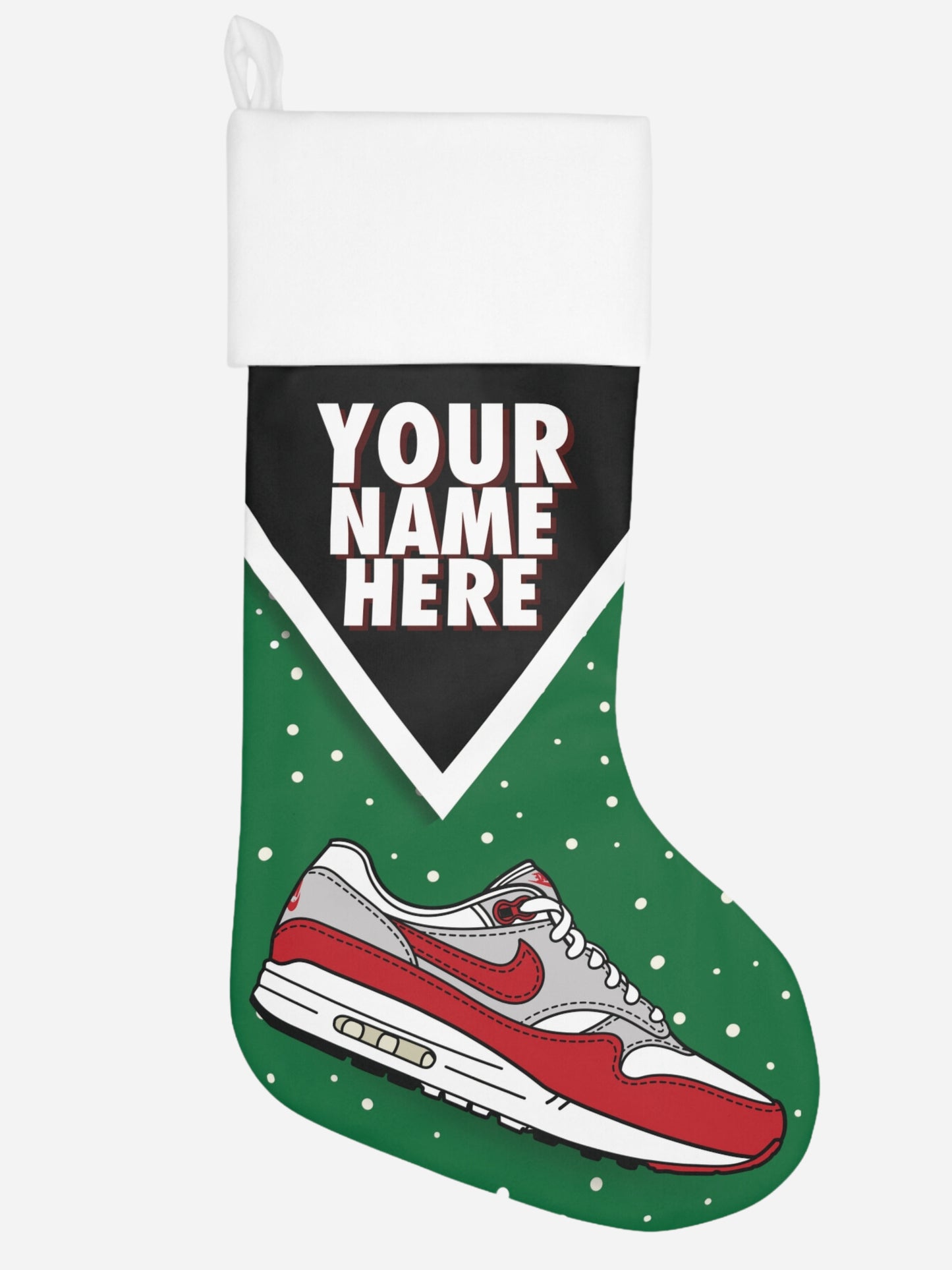 PERSONALIZED AIR SNEAKER CHRISTMAS STOCKING