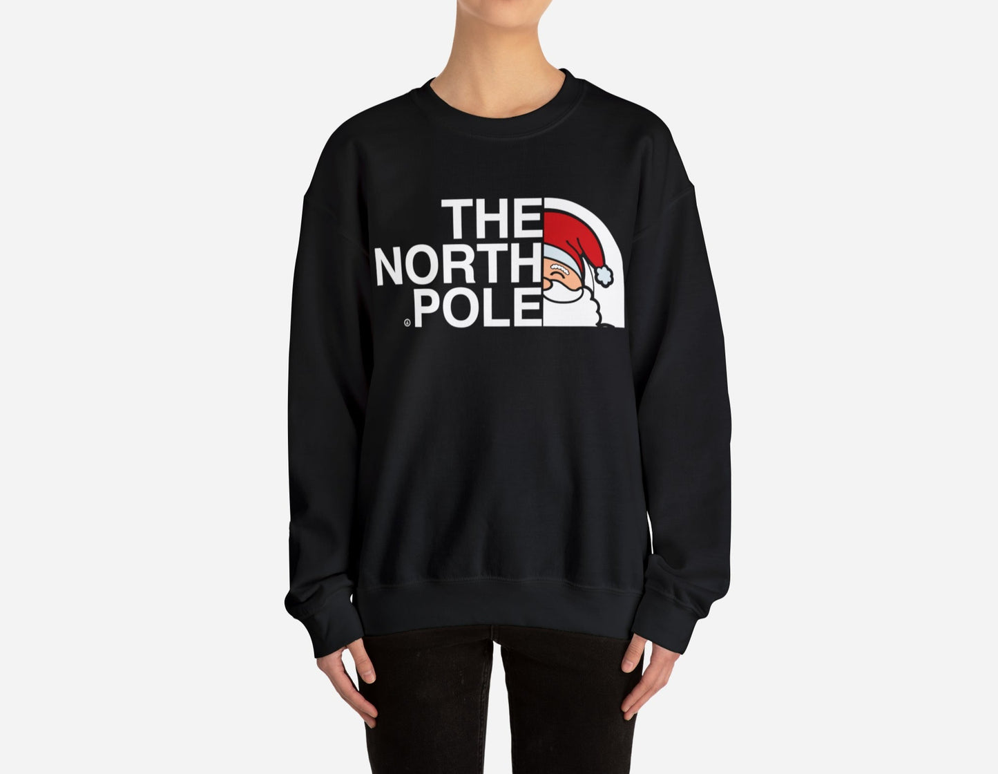 THE NORTH POLE TNF SANTA CHRISTMAS SWEATSHIRT