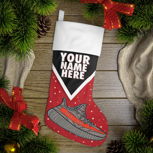 350v2 PERSONALIZED SNEAKER CHRISTMAS STOCKING