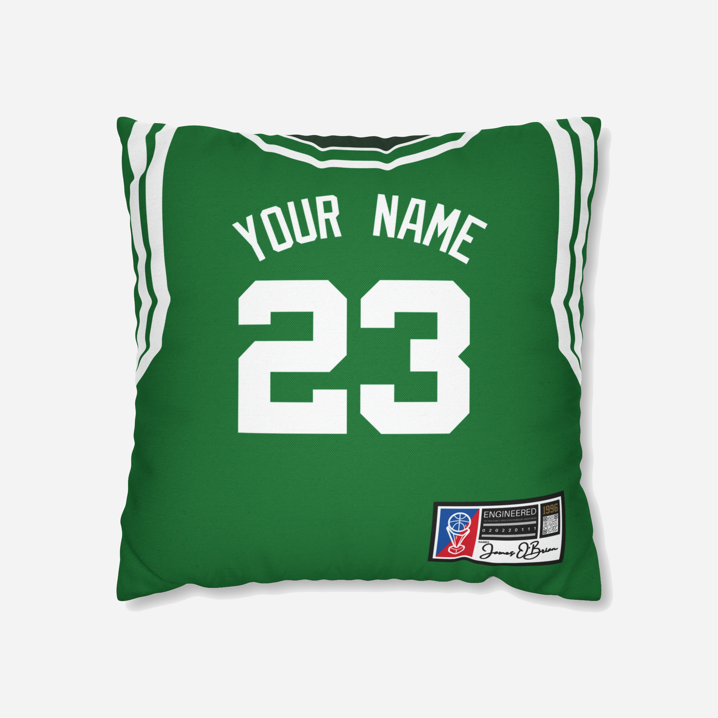 PERSONALIZED BASKETBALL JERSEY PILLOW CASE