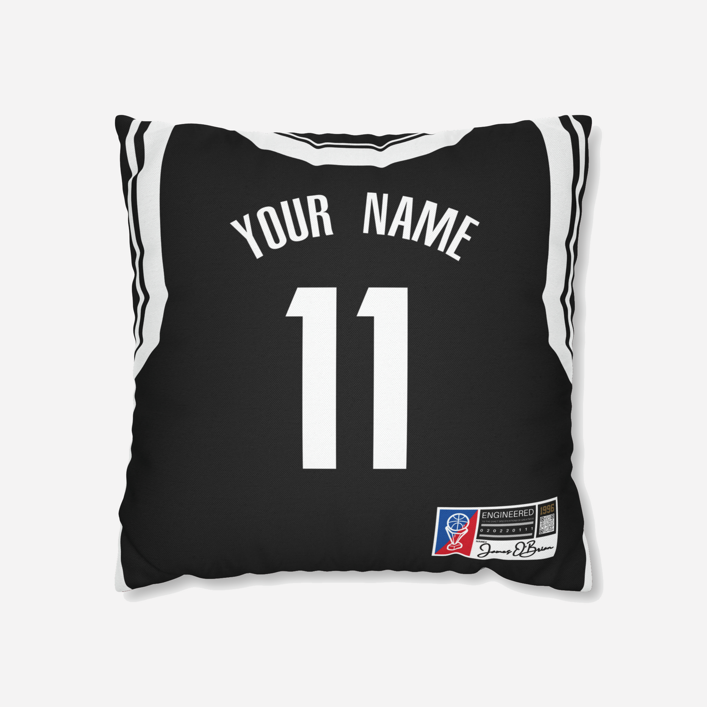 PERSONALIZED BASKETBALL JERSEY PILLOW CASE