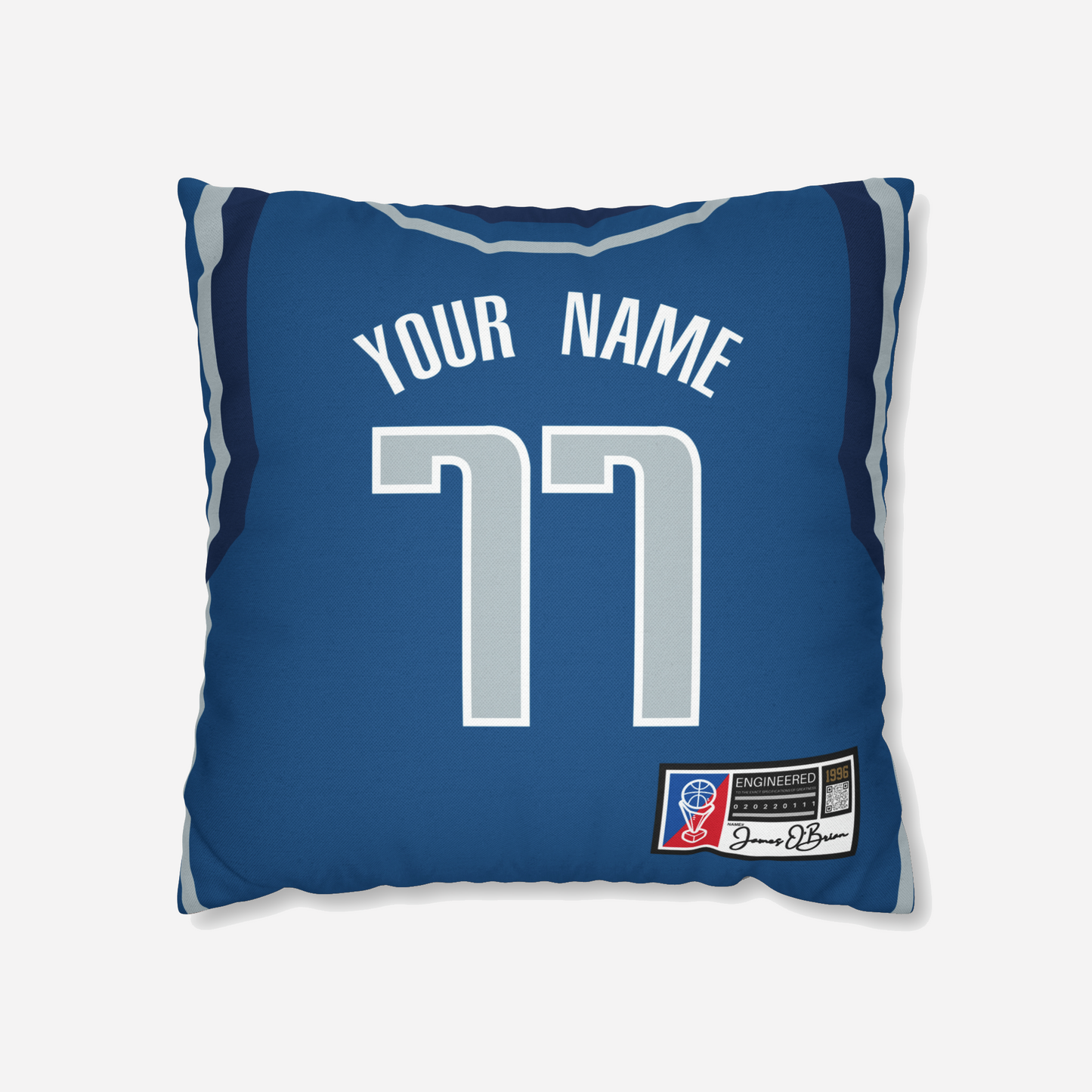 PERSONALIZED BASKETBALL JERSEY PILLOW CASE