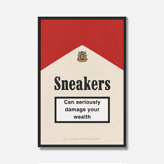 CIGARETTE SNEAKER ART PRINT