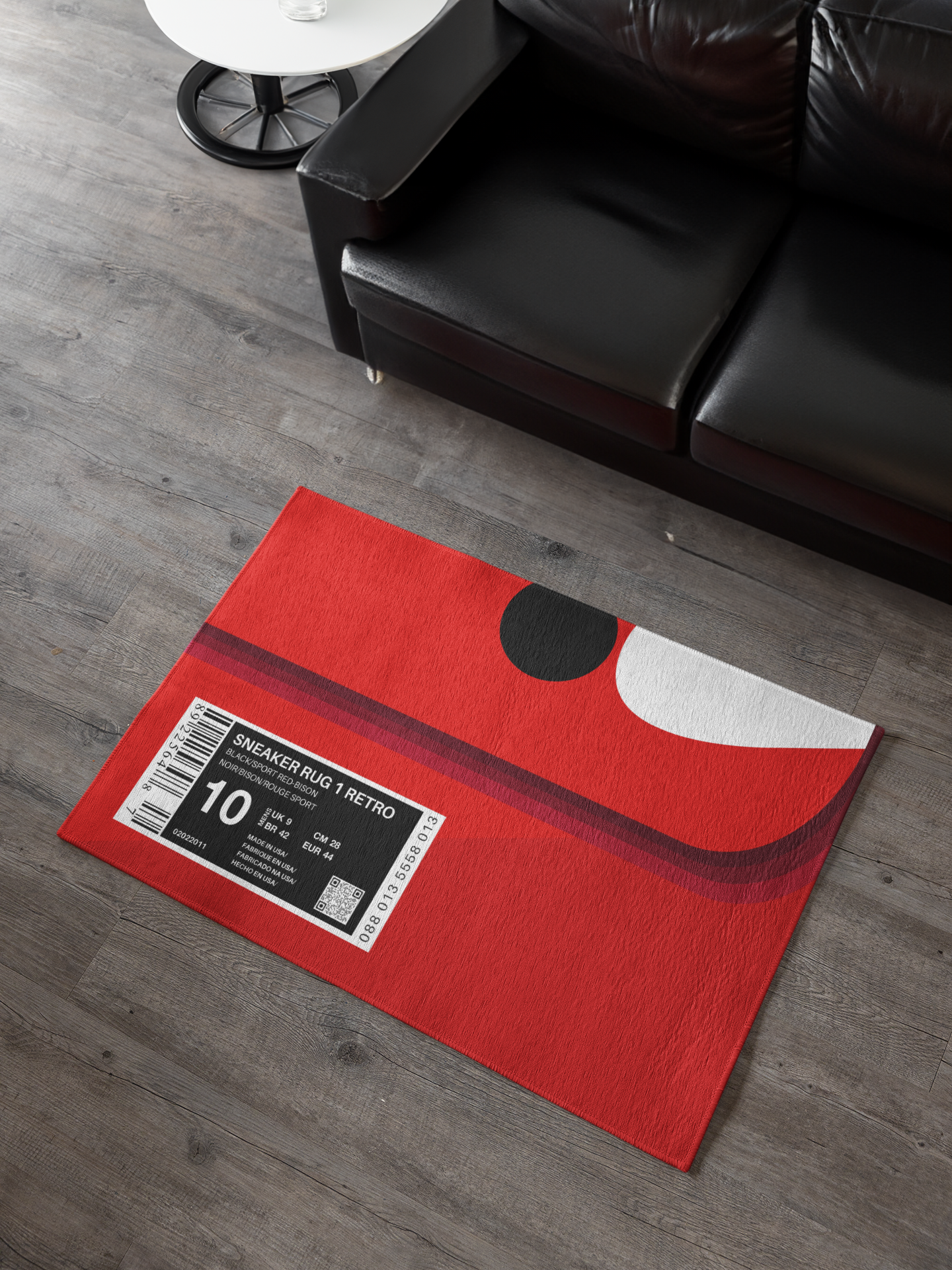 PERSONALIZED BOX SNEAKER RUG