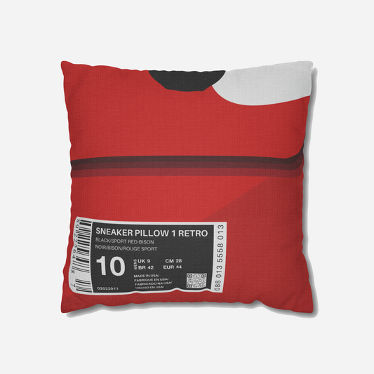 PERSONALIZED BOX SNEAKER PILLOW CASE