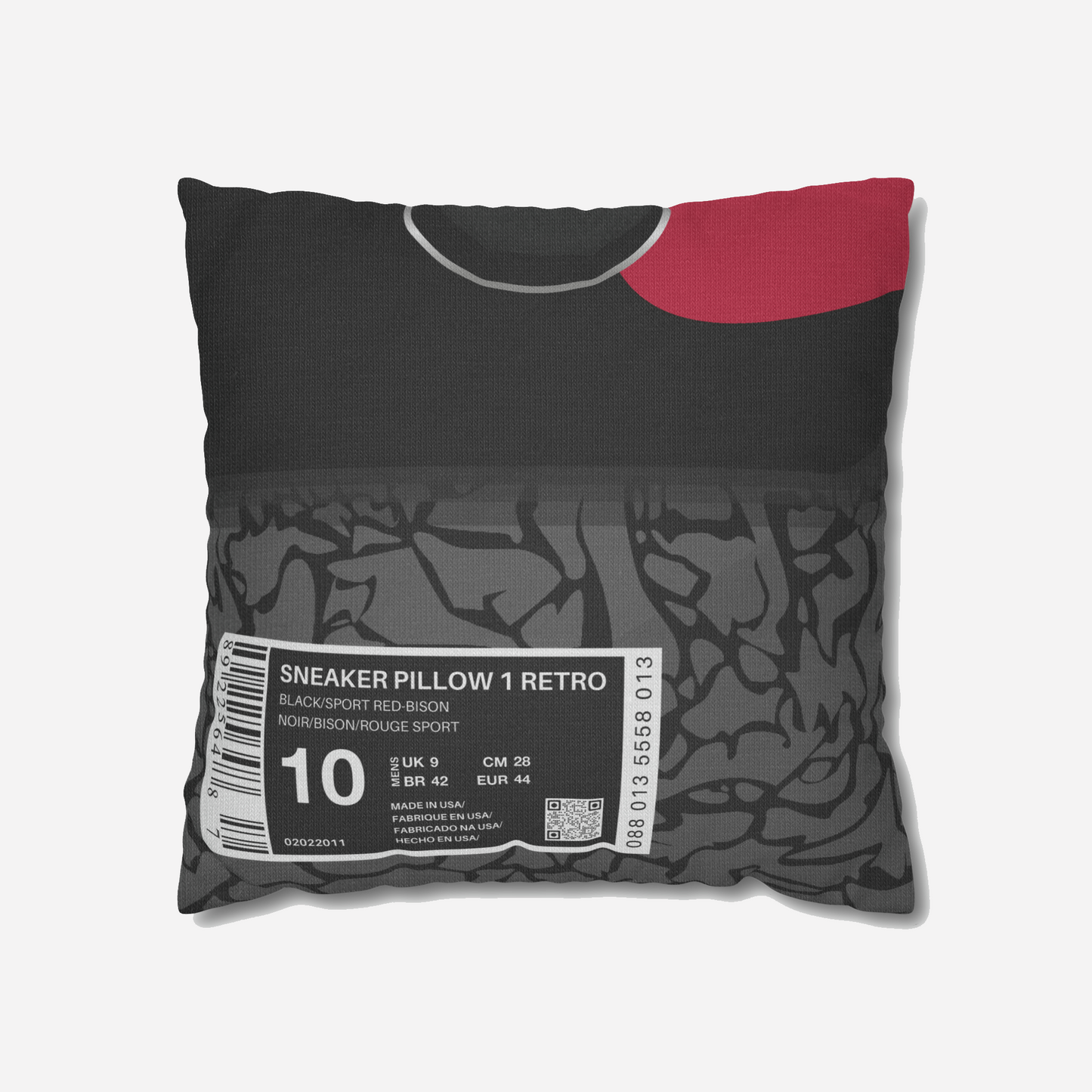 PERSONALIZED BOX SNEAKER PILLOW CASE